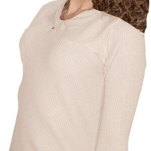 Knotted neckline Knit Sweater Top